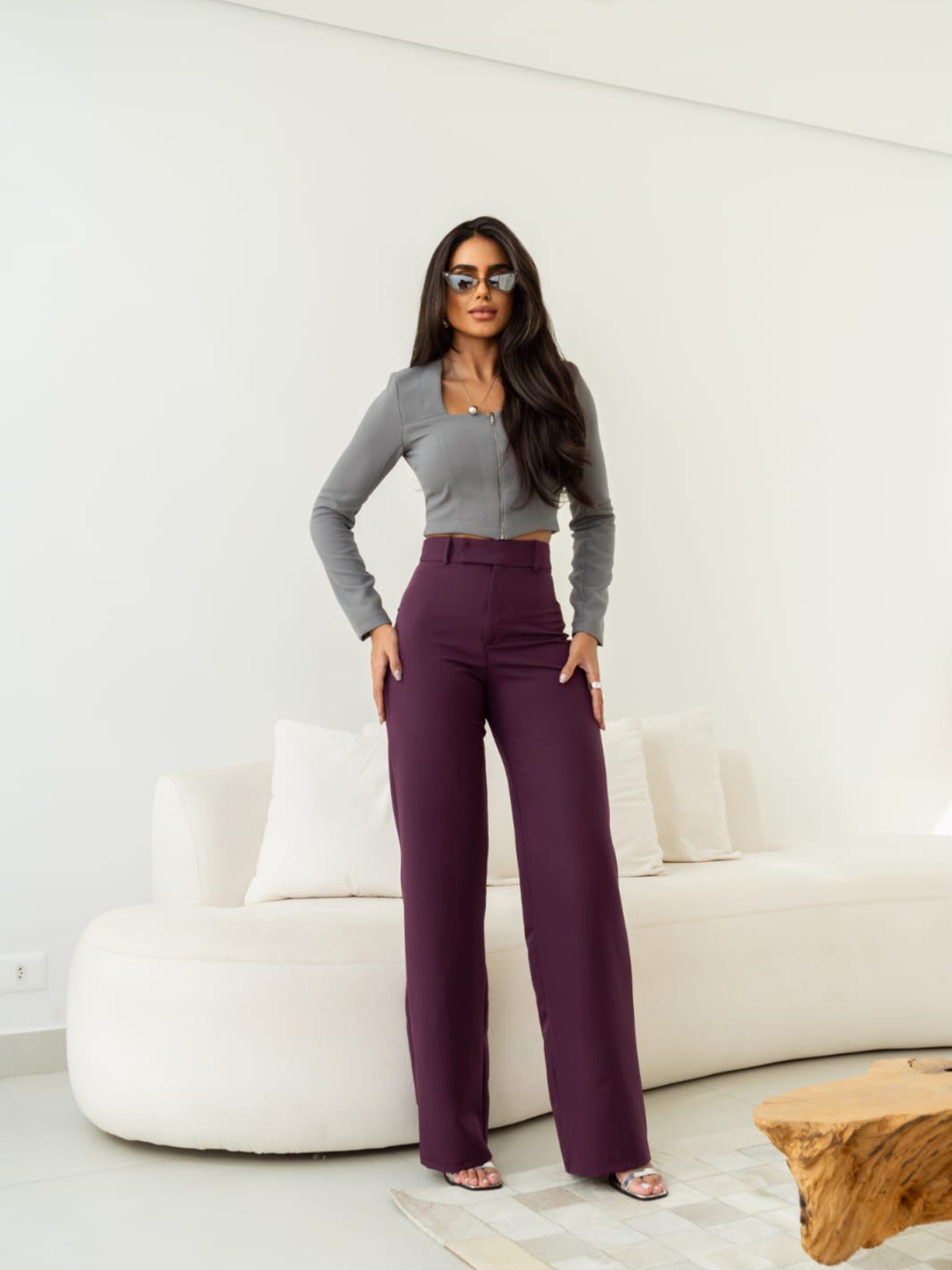 20% OFF - Calça Alfaiataria Poliel