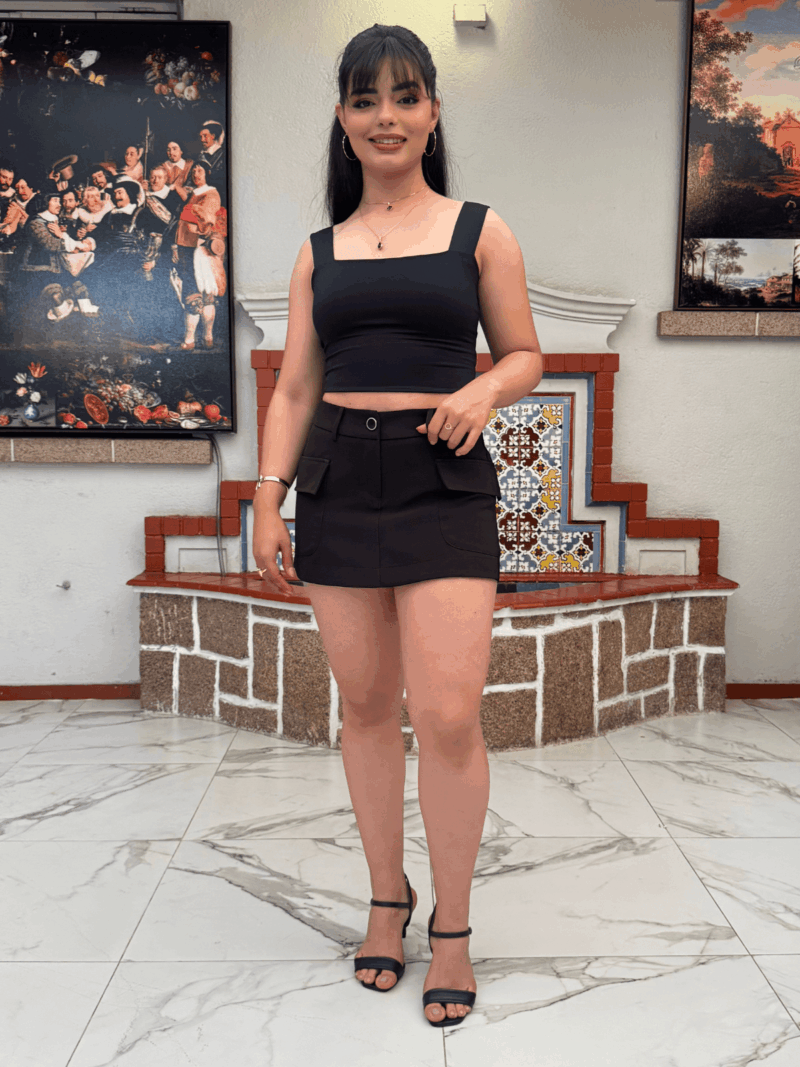 Cropped com Alças Largas