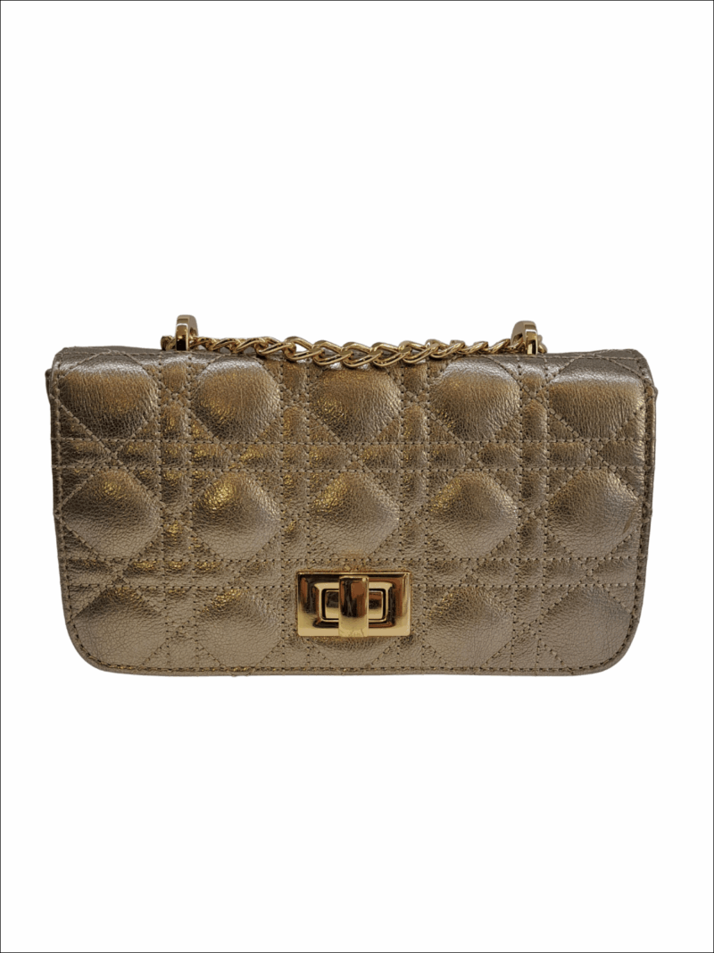 20% OFF - Bolsa Matelassê em Couro Legítimo