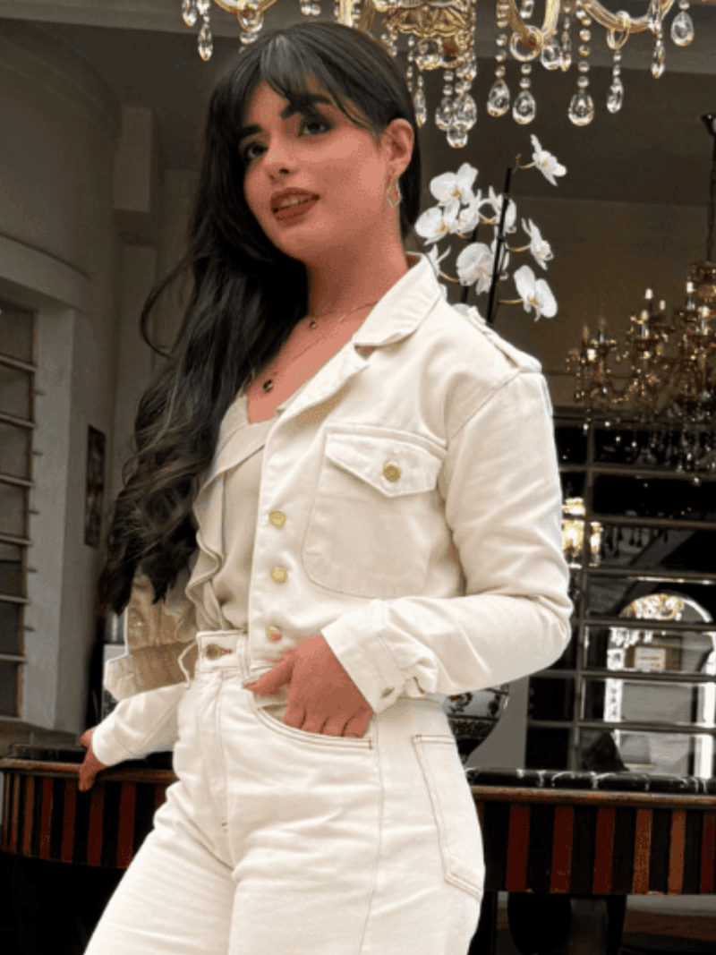 Jaqueta Jeans Off White